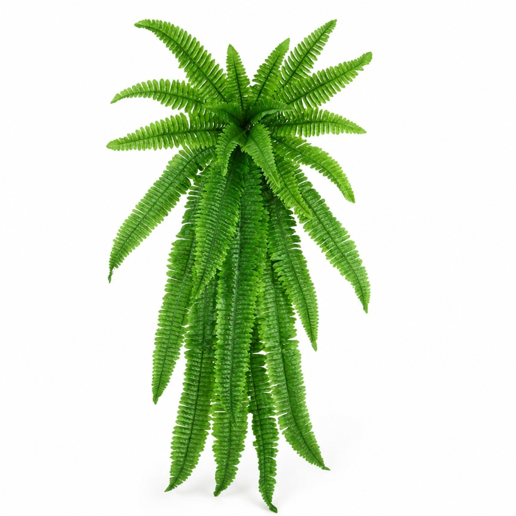 Artificial Boston Fern Lifelike Waterproof & UV Resistant