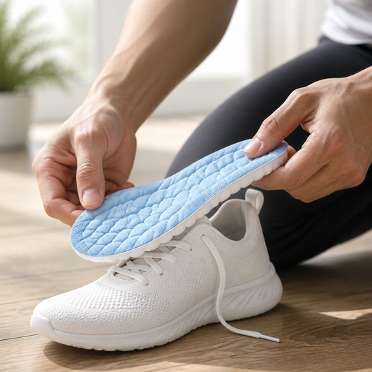 Orthopedic Insoles Orthotic Arch Support Memory Foam & Trim-to-Fit