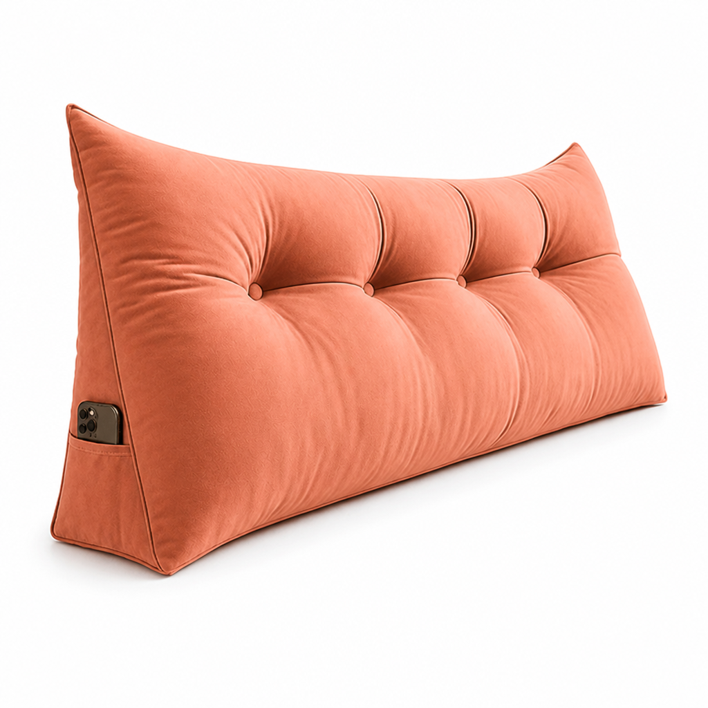 Wedge Pillow Ergonomic Firm Support & Machine-Wash Cover