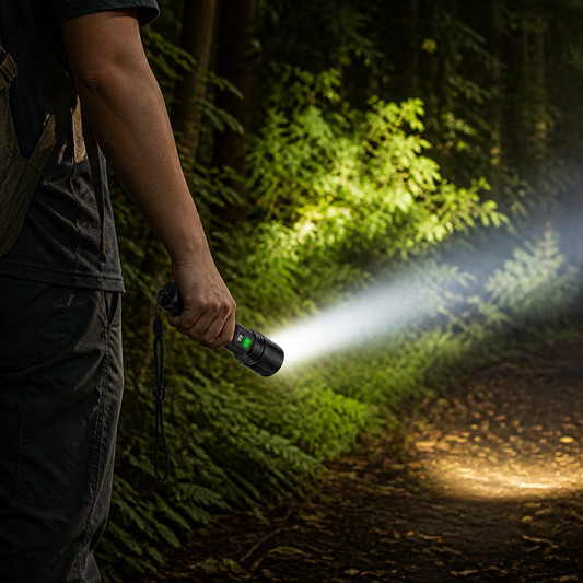 USB Rechargeable Flashlight With Multiple Brightness Modes (1000 Lumens)