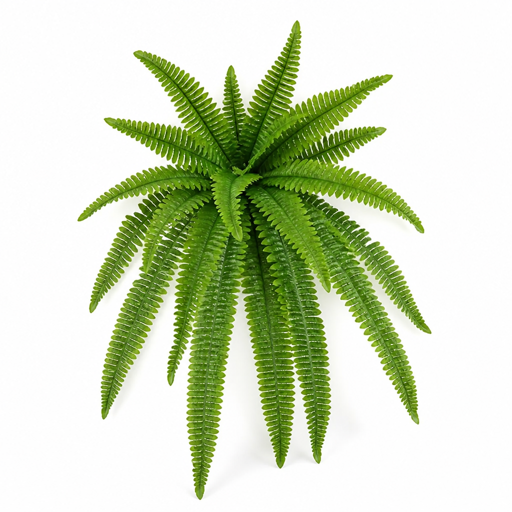 Artificial Boston Fern Lifelike Waterproof & UV Resistant