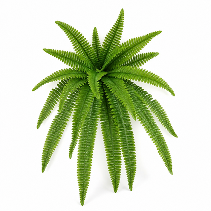 Artificial Boston Fern Lifelike Waterproof & UV Resistant