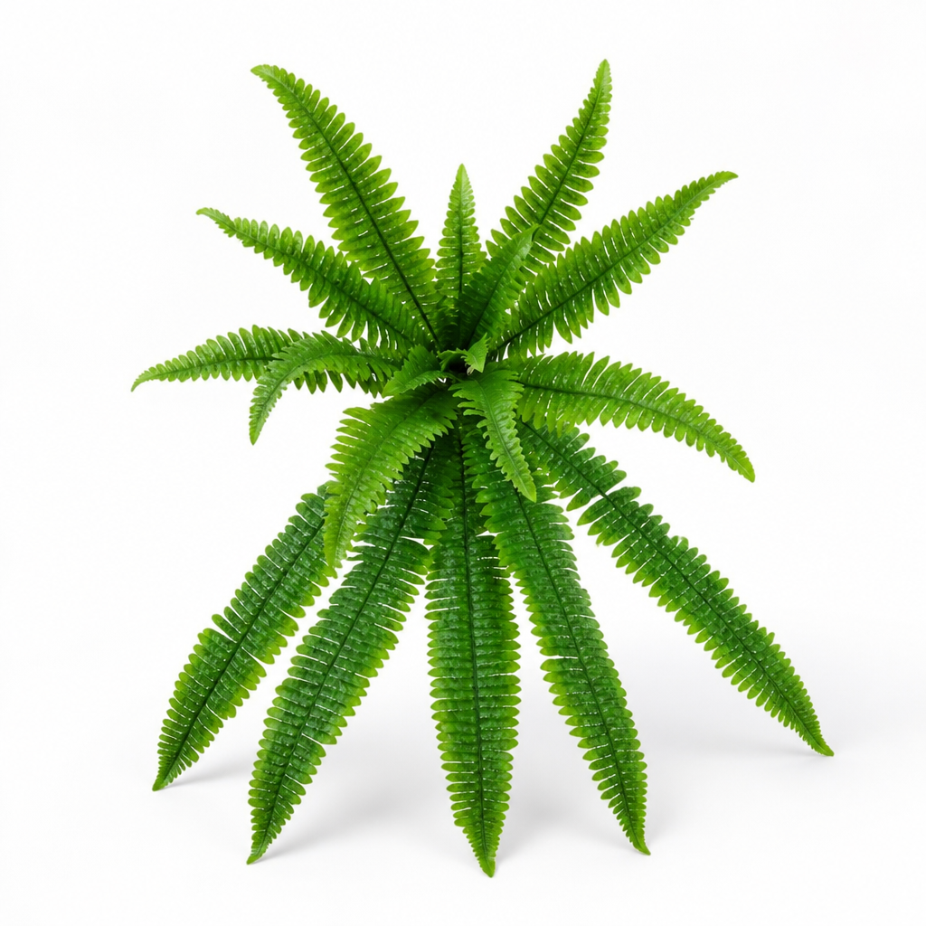 Artificial Boston Fern Lifelike Waterproof & UV Resistant