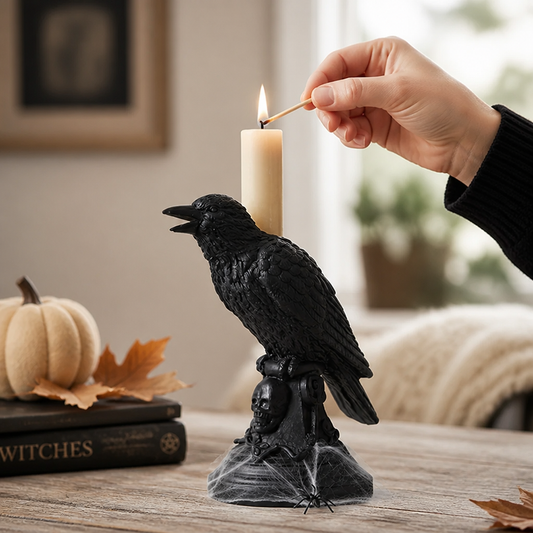 Candle Holder Gothic Animal Resin Fits 1.18 Inch Candles