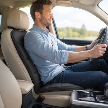 Car Seat Cushion Ergonomic Lumbar Support Breathable