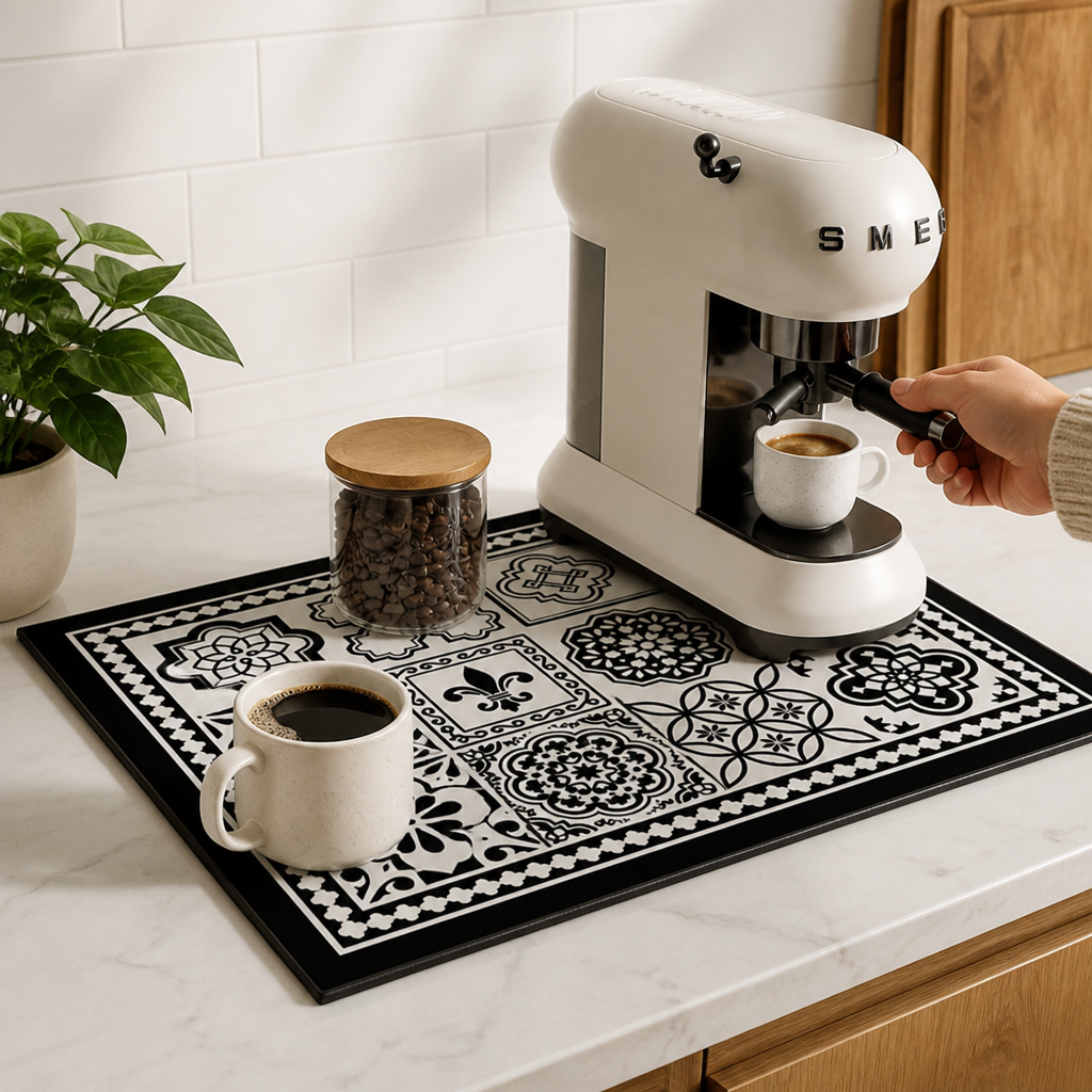 Coffee Mat Quick-Drying & Super-Absorbent Non-Slip