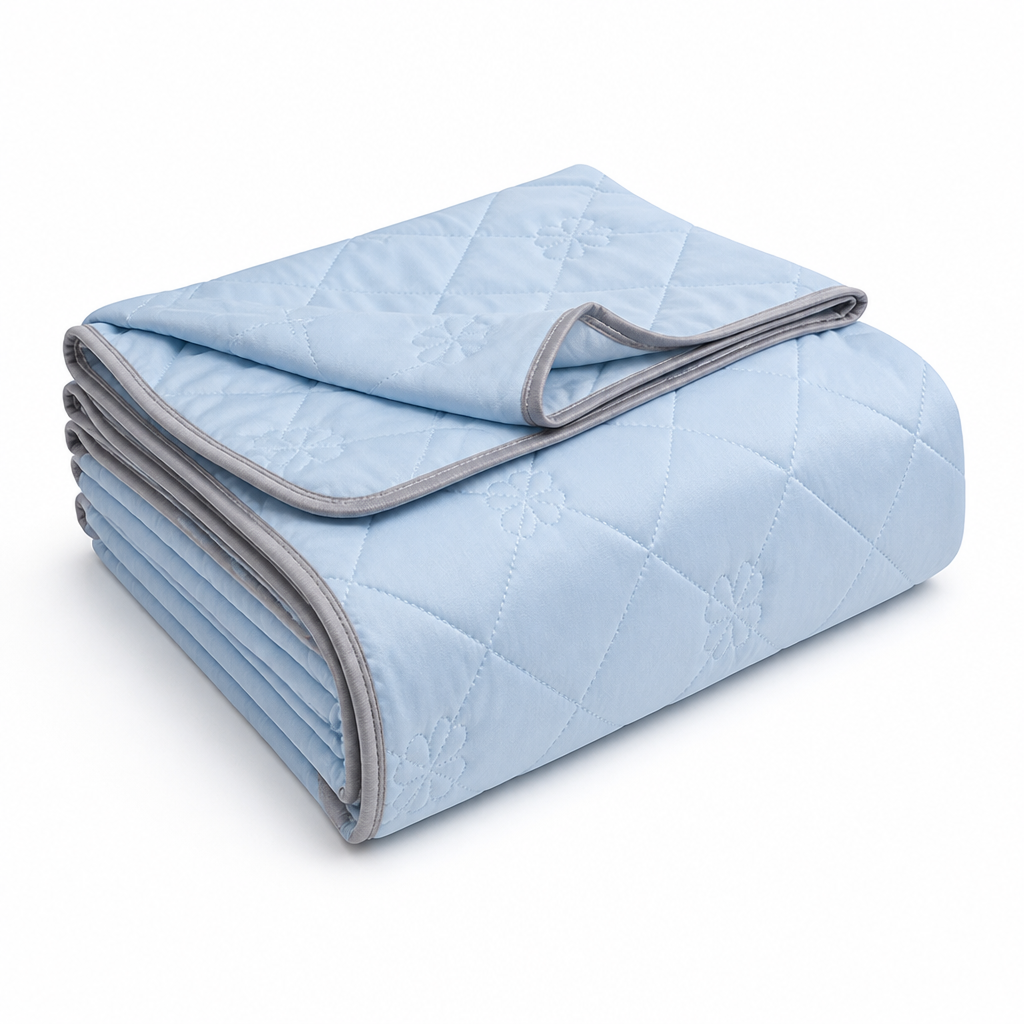 Cooling Blanket Breathable Natural Fabric Hypoallergenic & Machine Washable