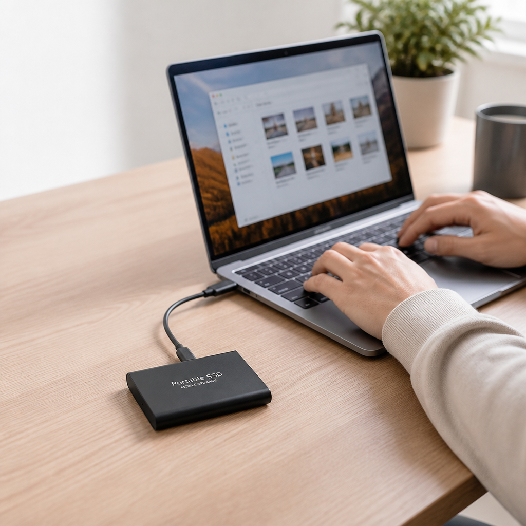 External SSD 128GB USB 3.1 Plug-And-Play
