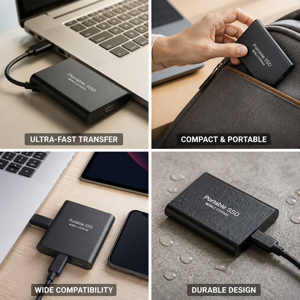 External SSD 128GB USB 3.1 Plug-And-Play