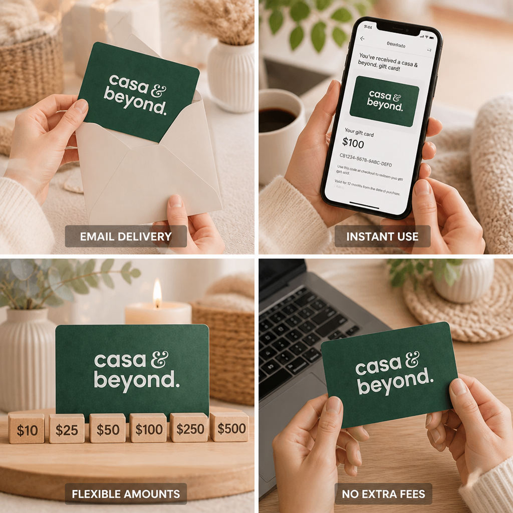 Gift Card Digital Email Delivery $10-$500 Valid 12 Months