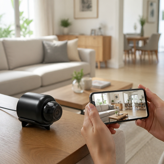 Indoor Security Camera 1080p HD 160° Wide-Angle Night Vision