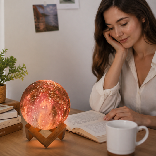 Moon Lamp 16-Color Rechargeable Touch & Remote