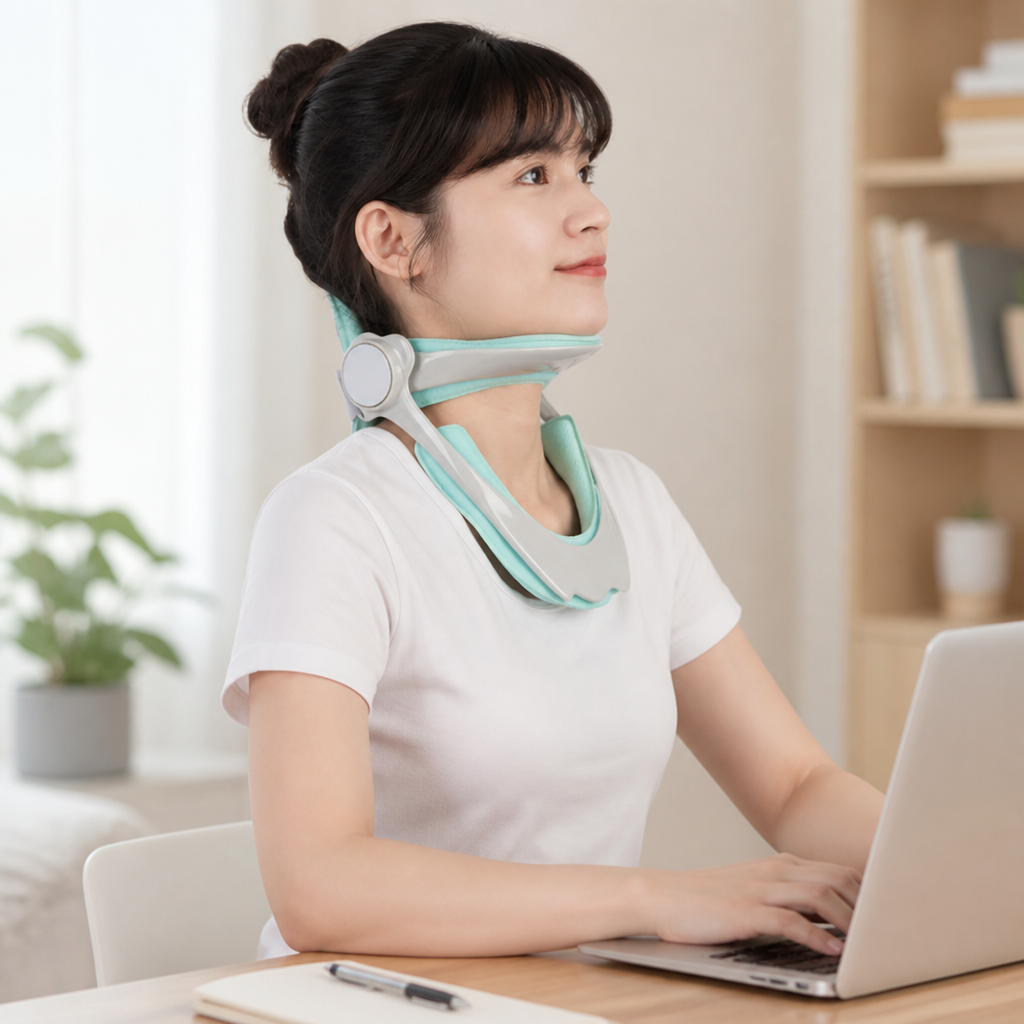 Neck Brace Adjustable Padded Posture Aid