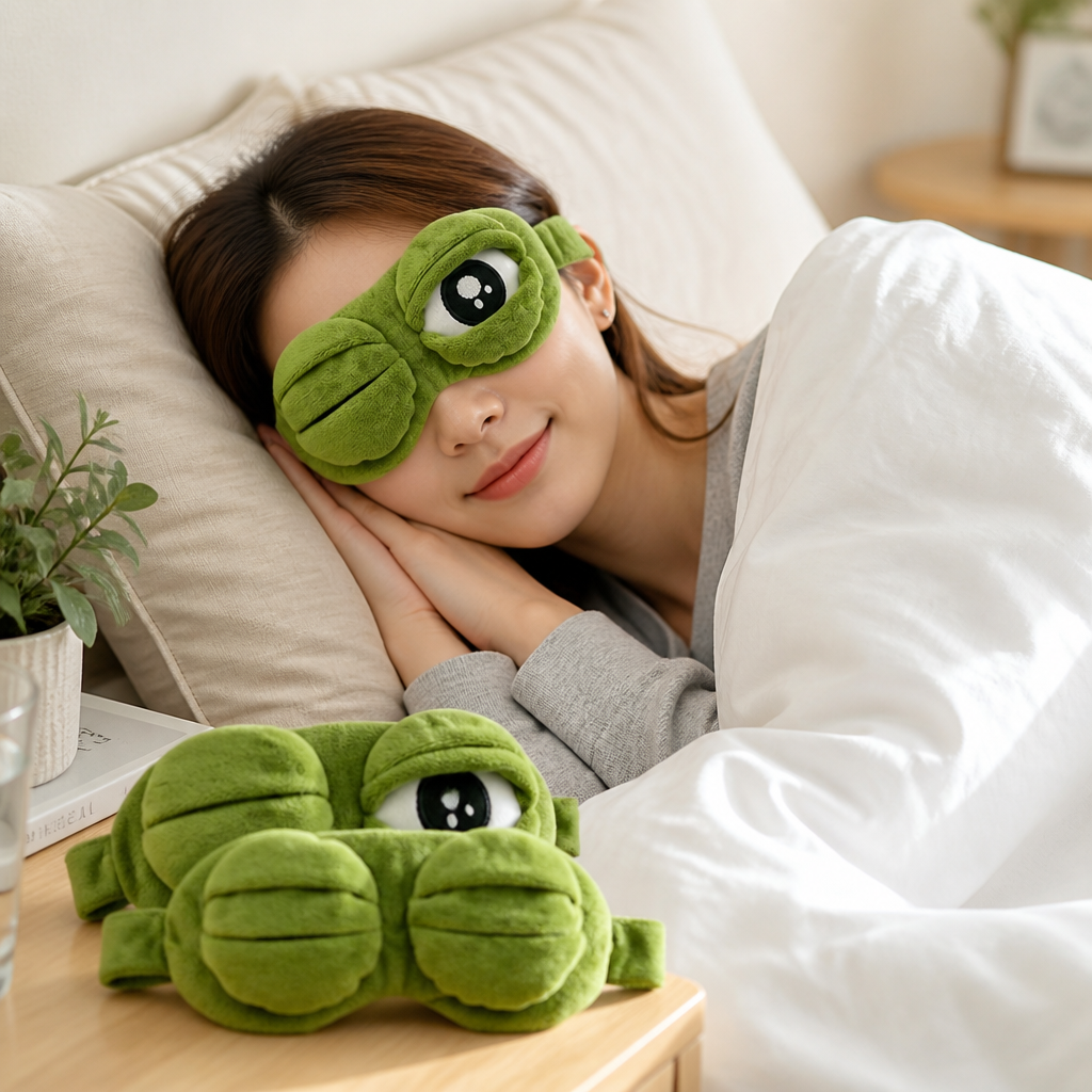 Sleep Mask Plush Cotton-Lined Light-Blocking Set of 3