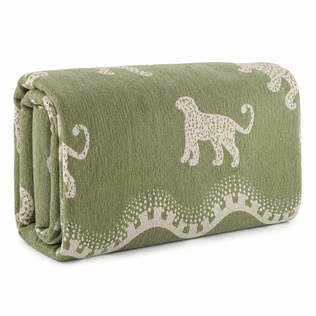 Sofa Cover Non-Slip Chenille Microfiber Lion Print