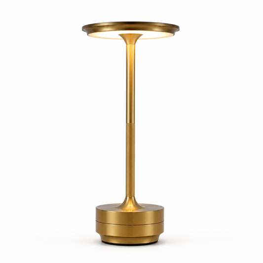Table Lamp Cordless Touch Control & Crystal Shade