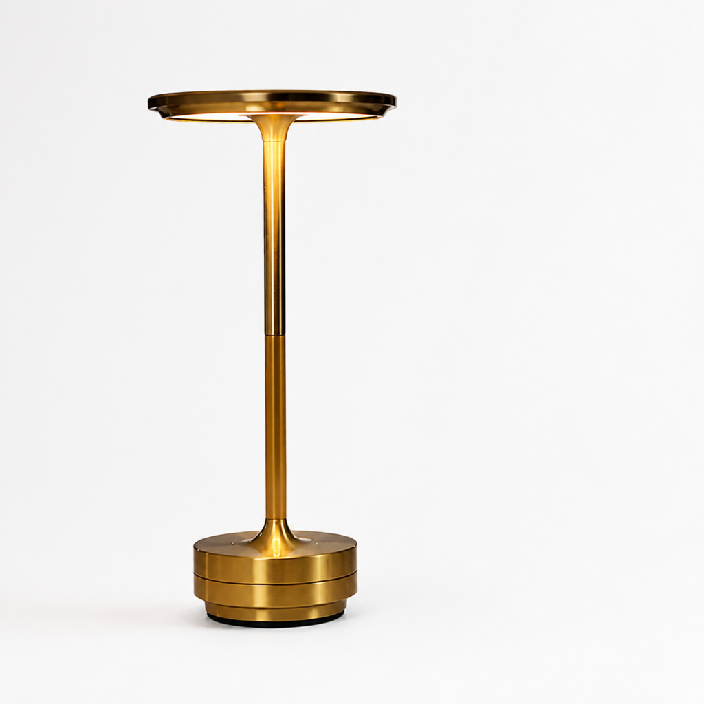 Table Lamp Cordless Touch Control & Crystal Shade
