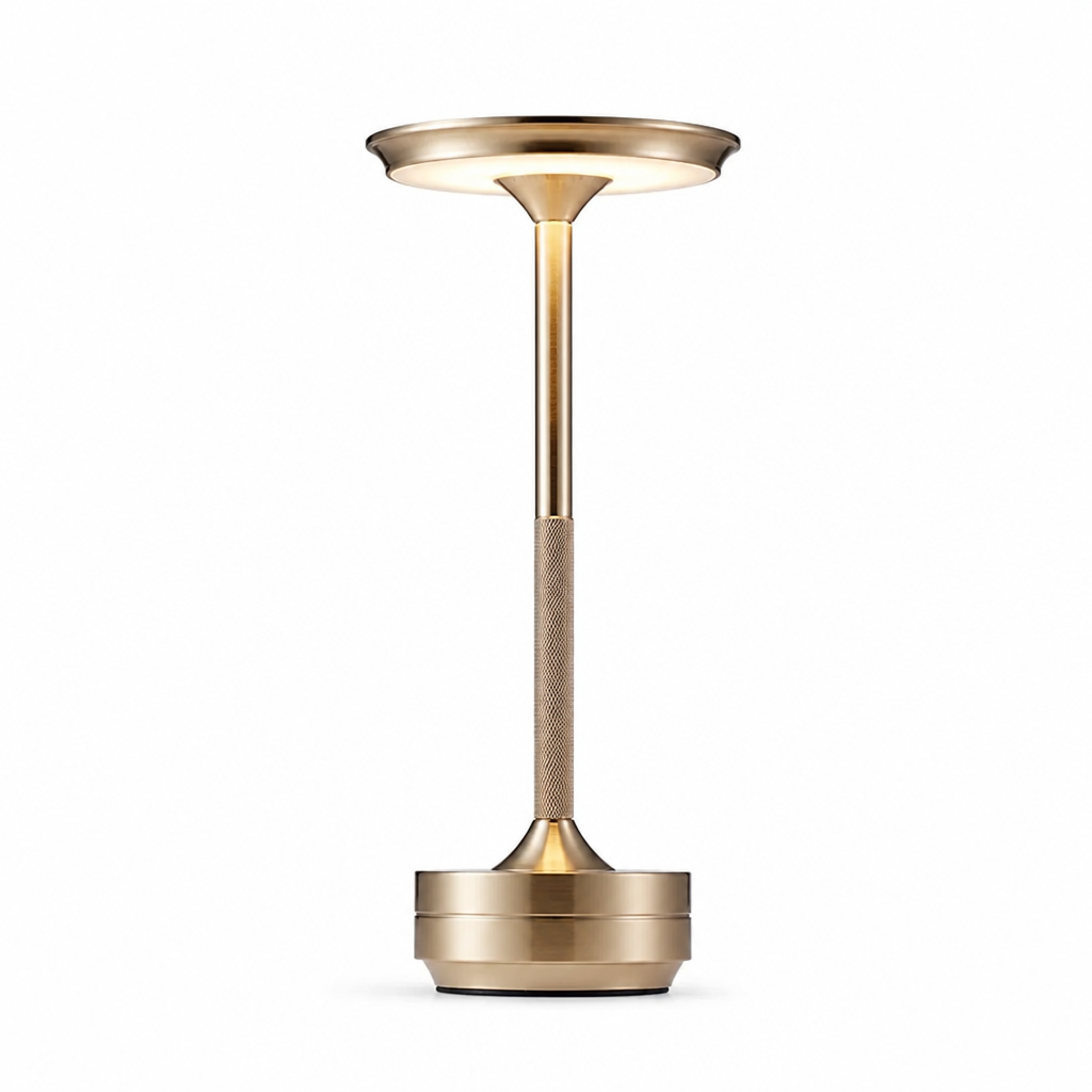 Table Lamp Cordless Touch Control & Crystal Shade