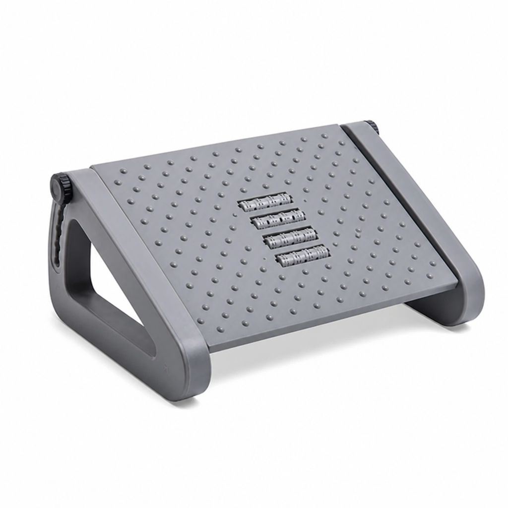 Under Desk Foot Rest Adjustable 6-Position Dual Texture