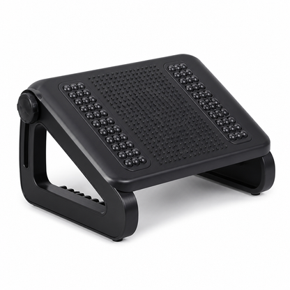 Under Desk Foot Rest Adjustable 6-Position Dual Texture
