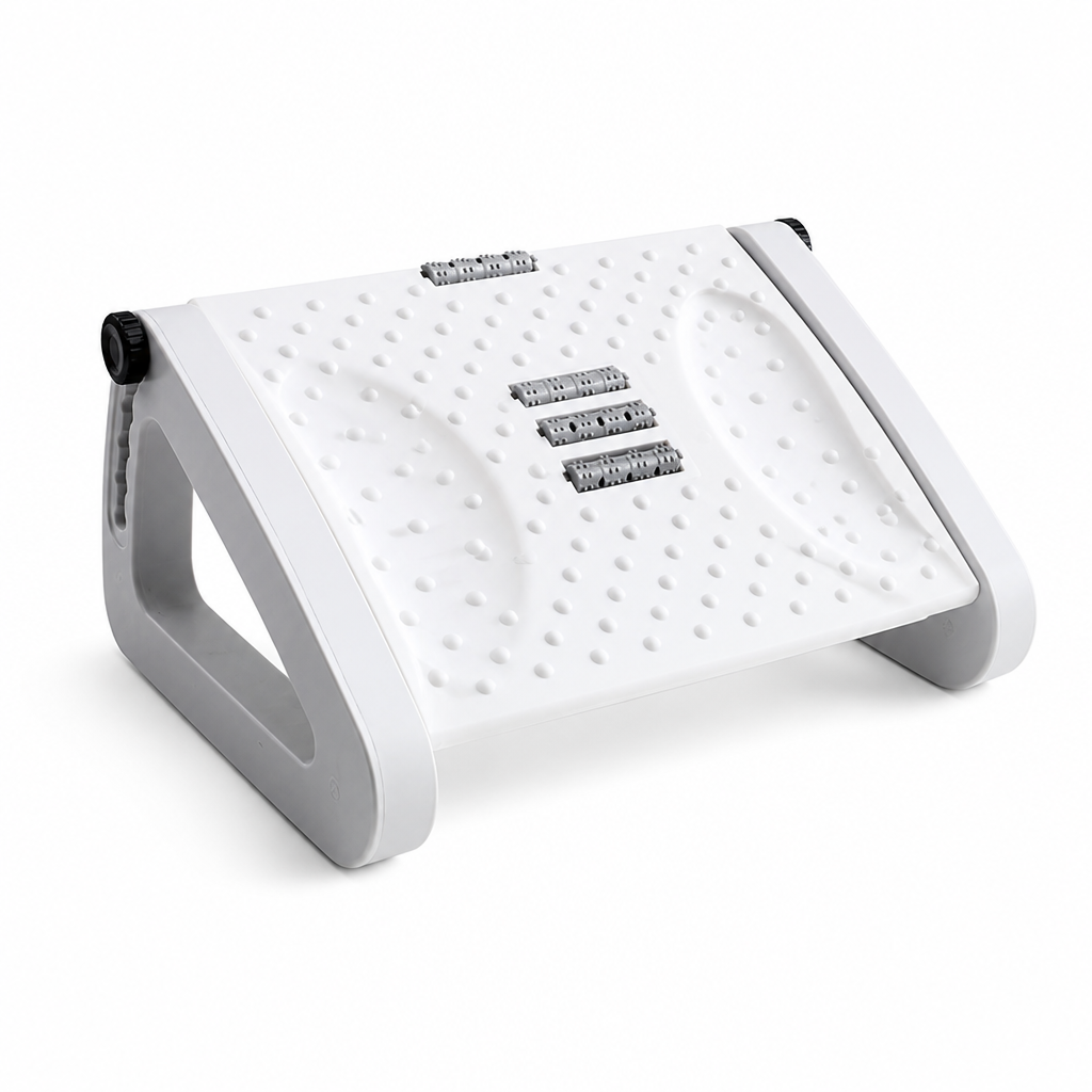 Under Desk Foot Rest Adjustable 6-Position Dual Texture