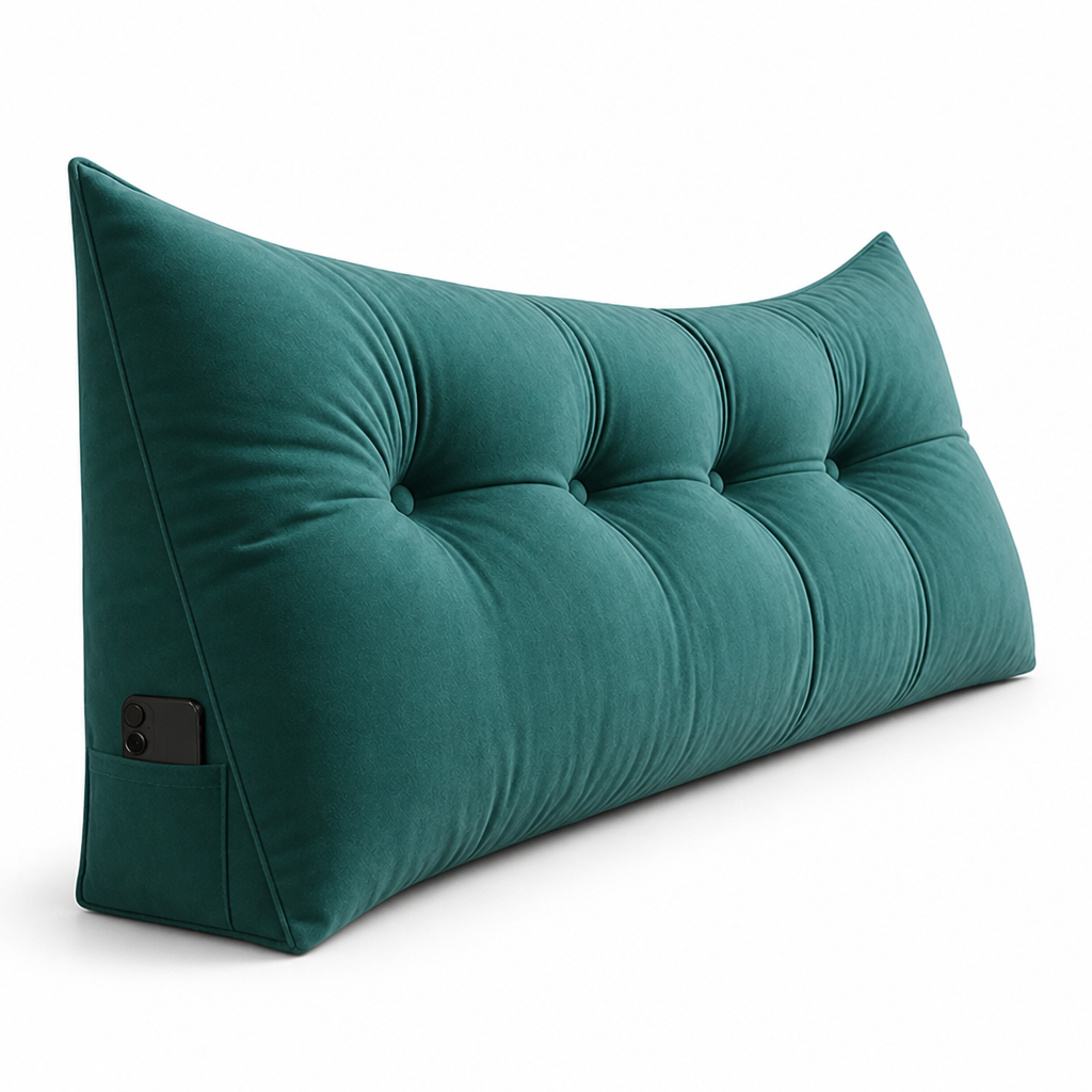 Wedge Pillow Ergonomic Firm Support & Machine-Wash Cover