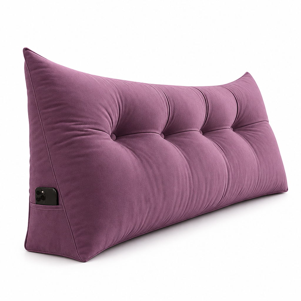 Wedge Pillow Ergonomic Firm Support & Machine-Wash Cover