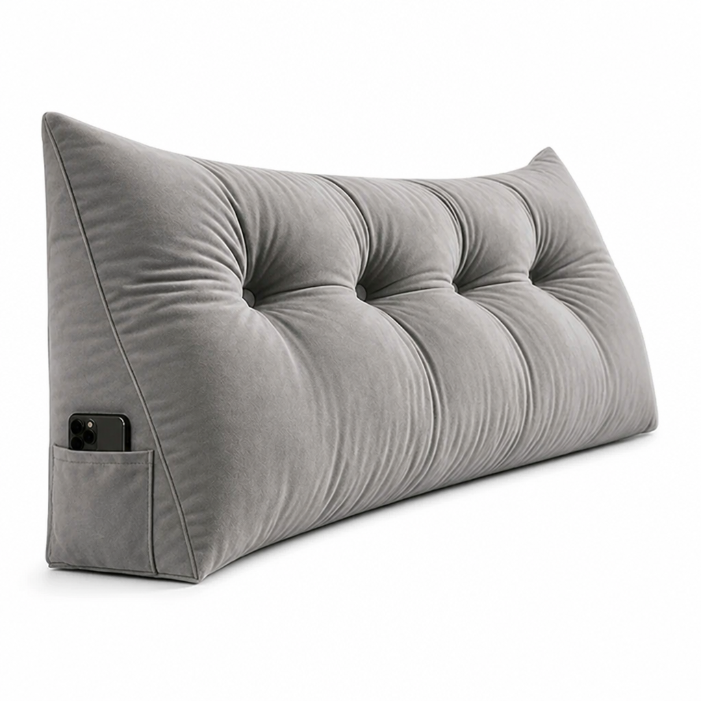 Wedge Pillow Ergonomic Firm Support & Machine-Wash Cover