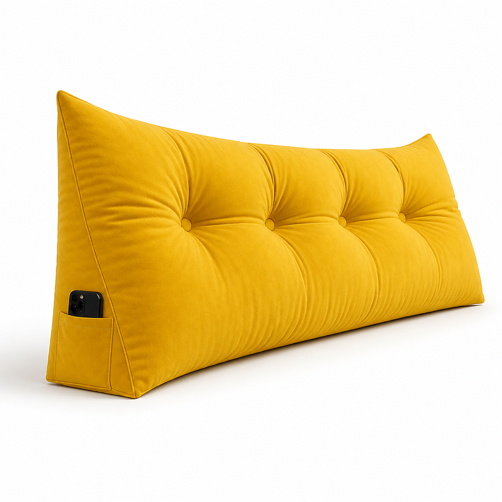 Wedge Pillow Ergonomic Firm Support & Machine-Wash Cover