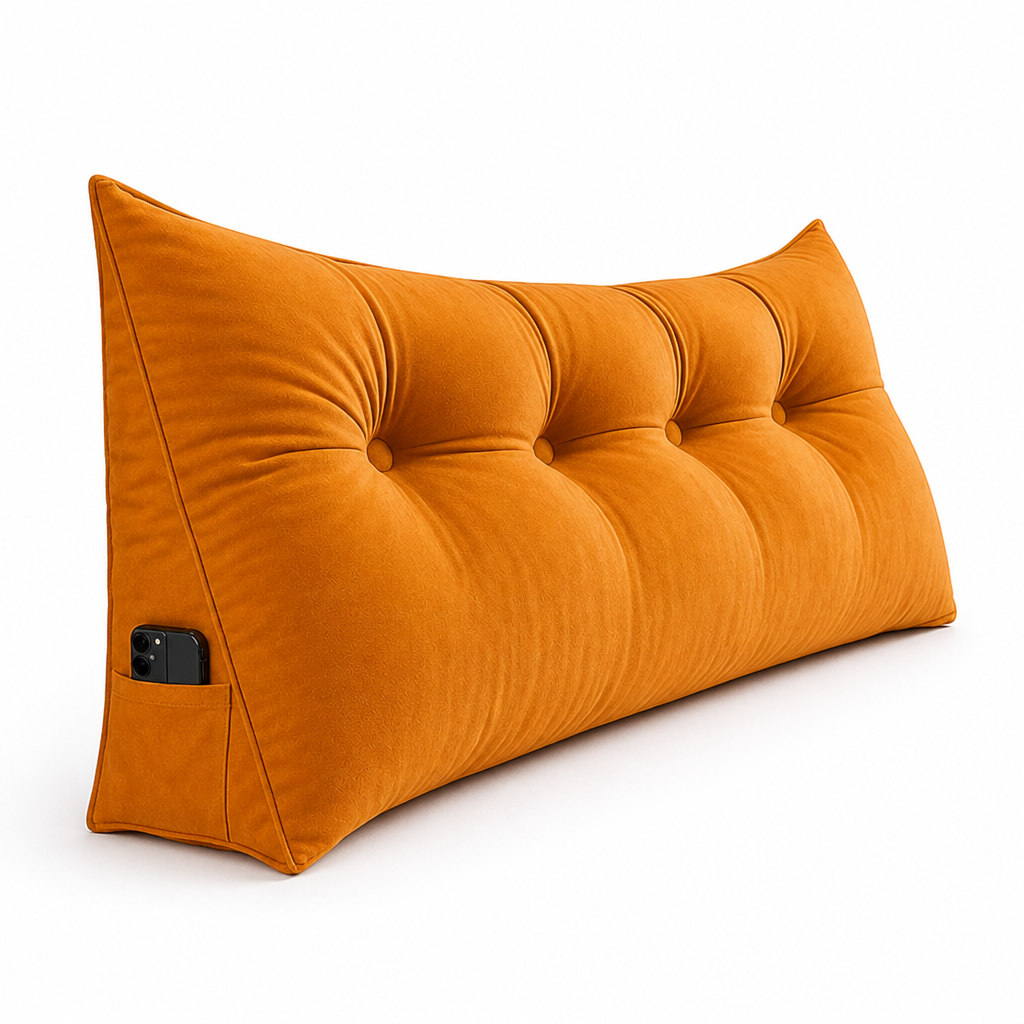 Wedge Pillow Ergonomic Firm Support & Machine-Wash Cover