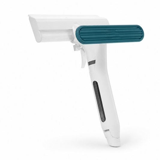 Window Squeegee Built-In Sprayer & Extendable Handle