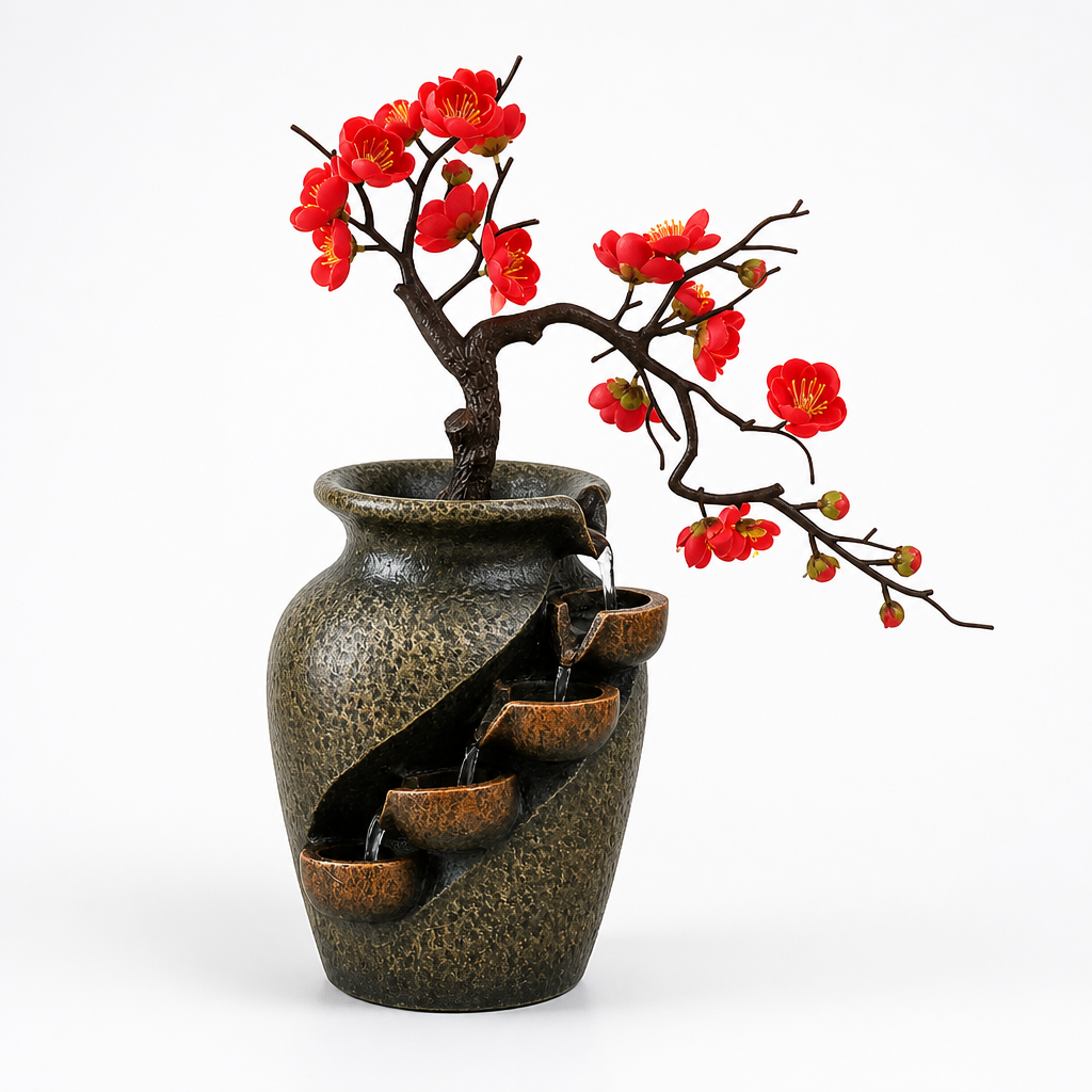 Bonsai-Style USB-Powered Tabletop Fountain