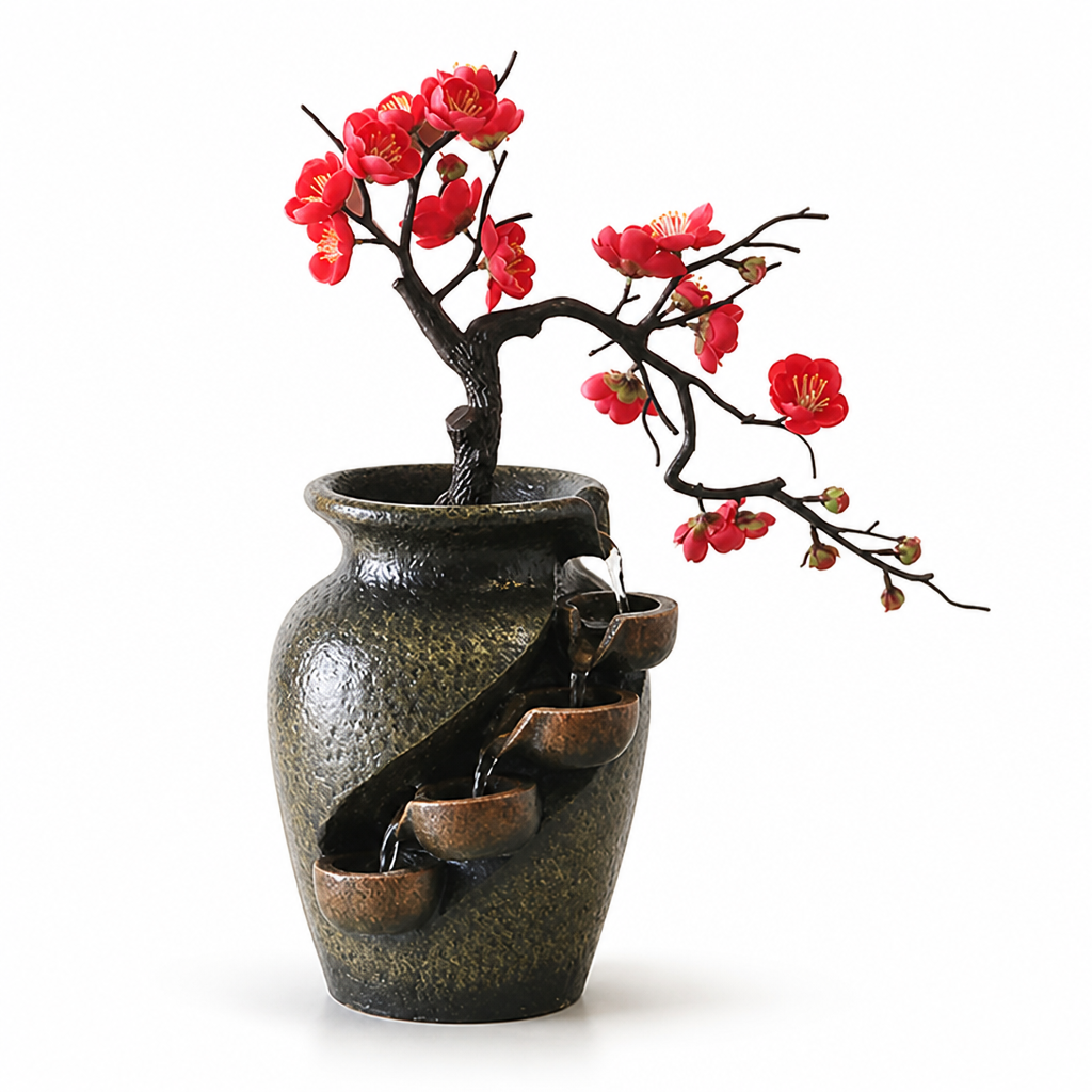 Bonsai-Style USB-Powered Tabletop Fountain