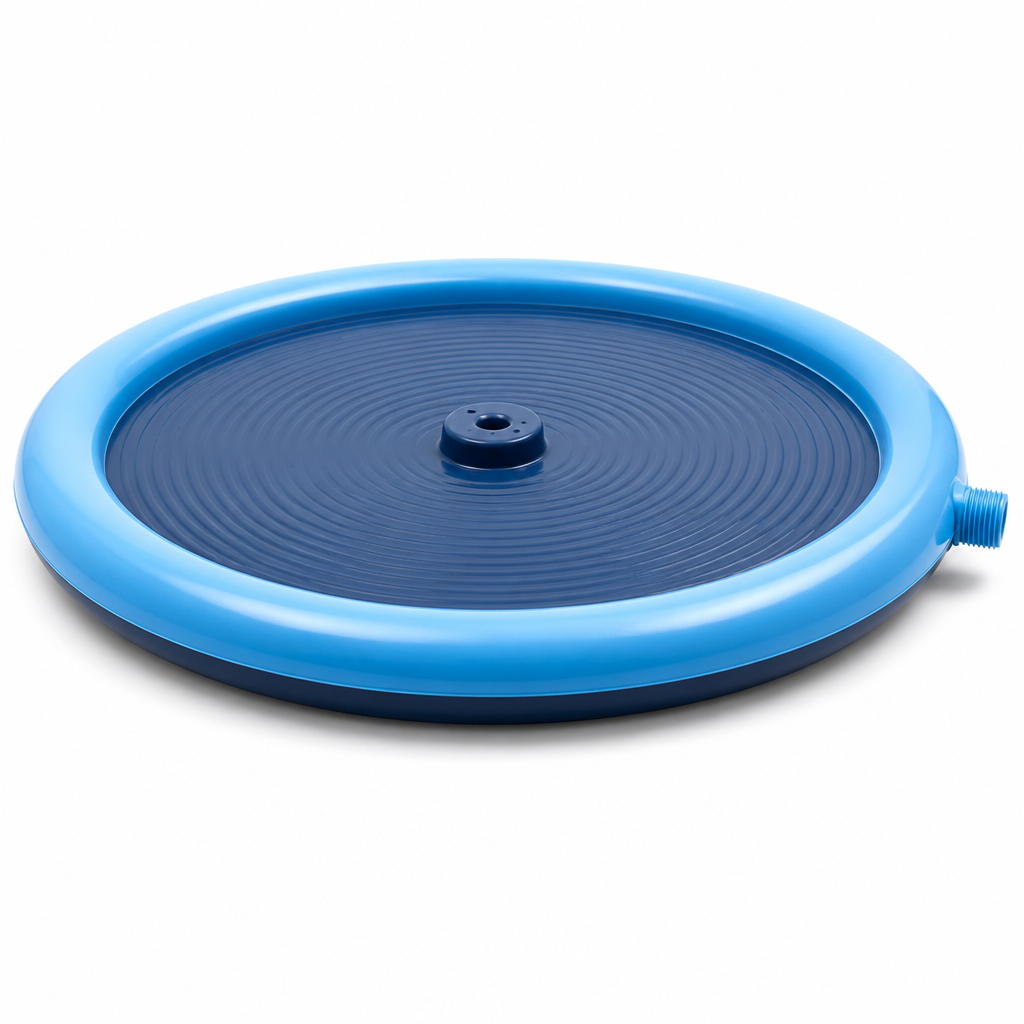 Built-In Fountain Sprinklers Dog Splash Pad (Connects to Garden Hose)
