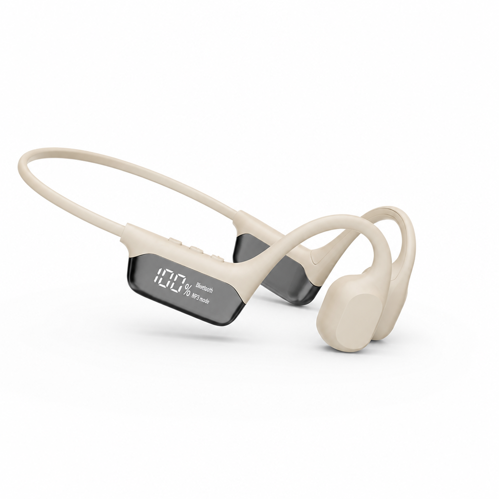 Built-In Music Player Open-Ear Bone Conduction Headphones (Waterproof to 30 m)