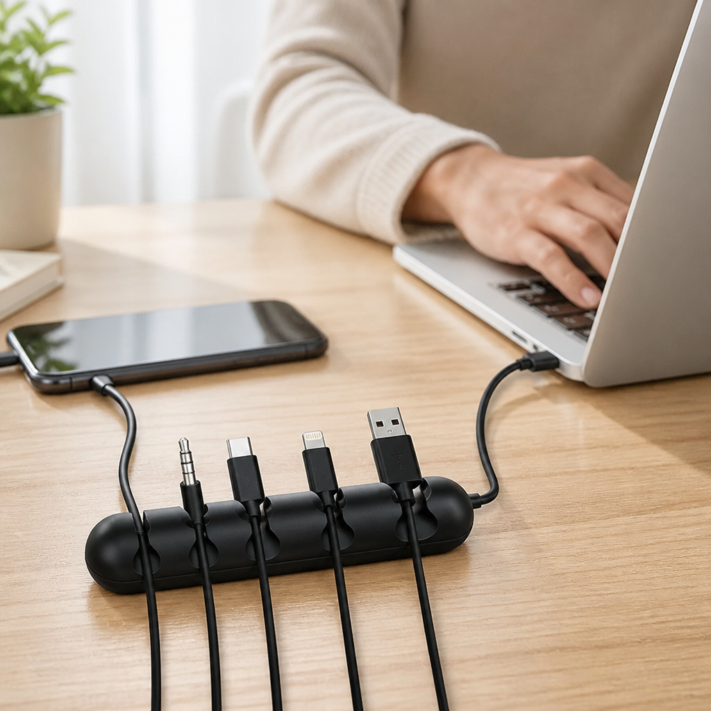 Cable Clips Self-Adhesive Silicone
