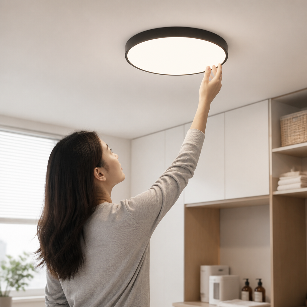 Ceiling Light Round Flush Mount LED Warm Neutral White