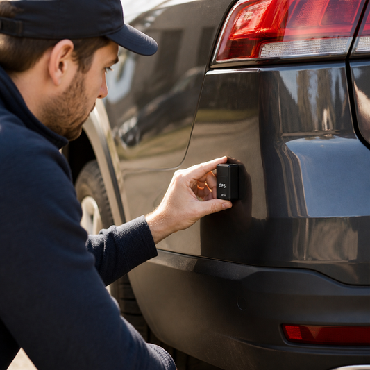 Compact Real-Time GPS Tracker With Magnetic Mount