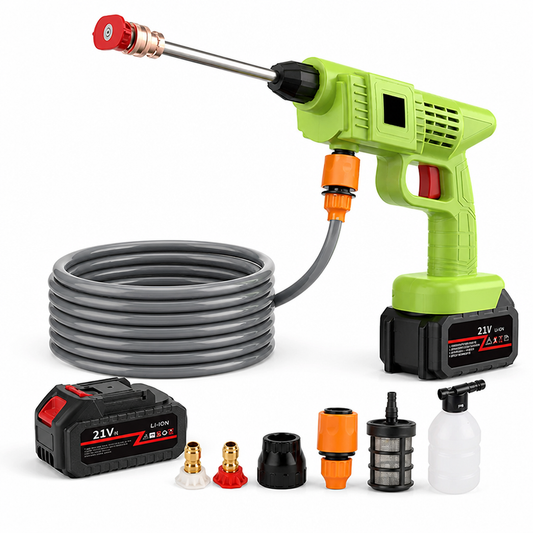 Cordless High-Pressure Jet Car Pressure Washer (Includes 2 Rechargeable Batteries)
