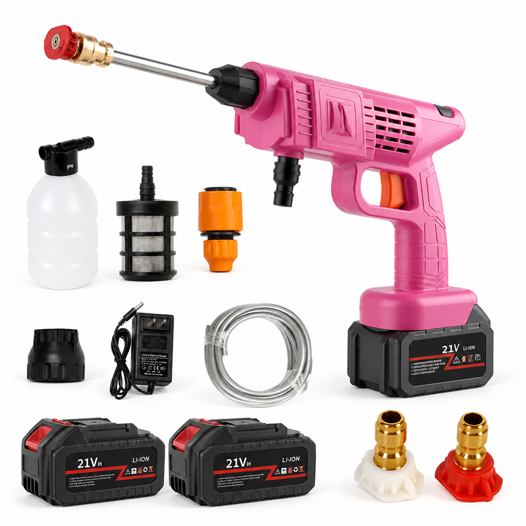 Cordless High-Pressure Jet Car Pressure Washer (Includes 2 Rechargeable Batteries)