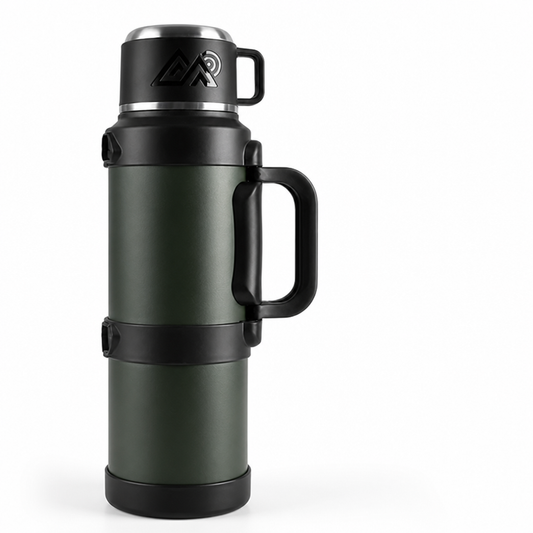 Double-Wall Stainless Steel Thermos Flask With Tea Infuser