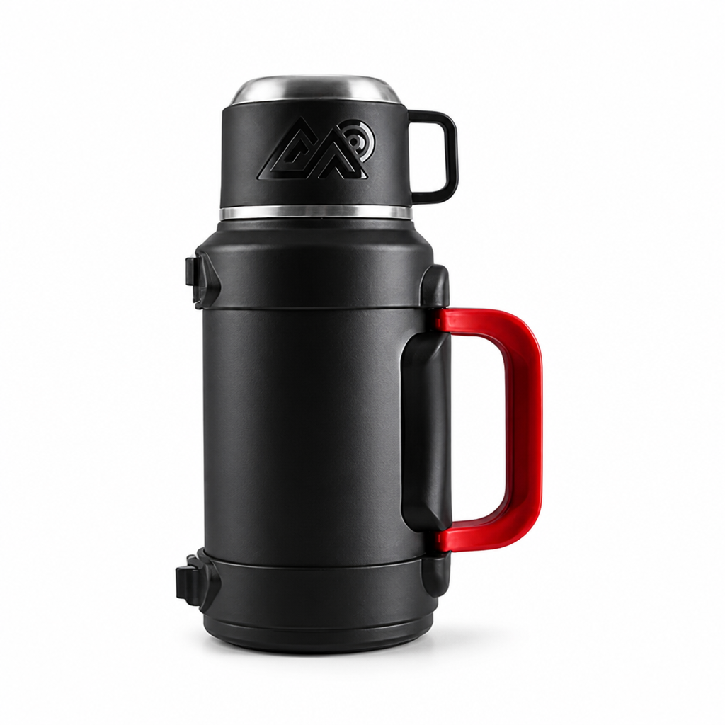 Double-Wall Stainless Steel Thermos Flask With Tea Infuser