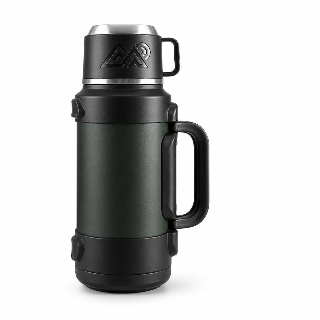 Double-Wall Stainless Steel Thermos Flask With Tea Infuser