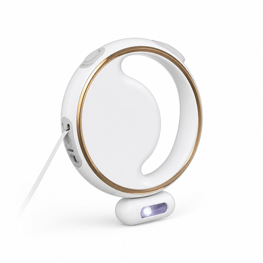 Ergonomic Retractable Dog Leash With LED Light