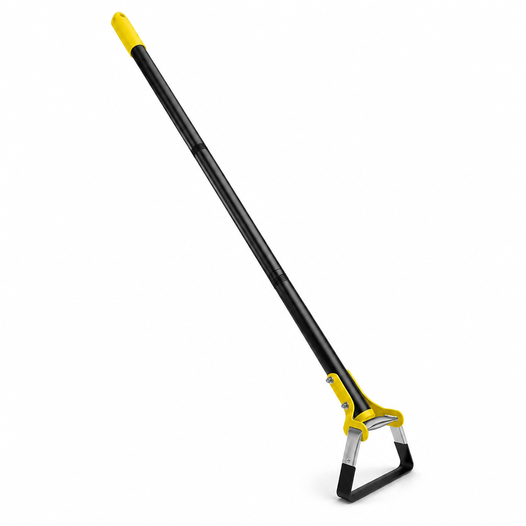 Ergonomic Stainless Steel Triangular-Head Garden Hoe