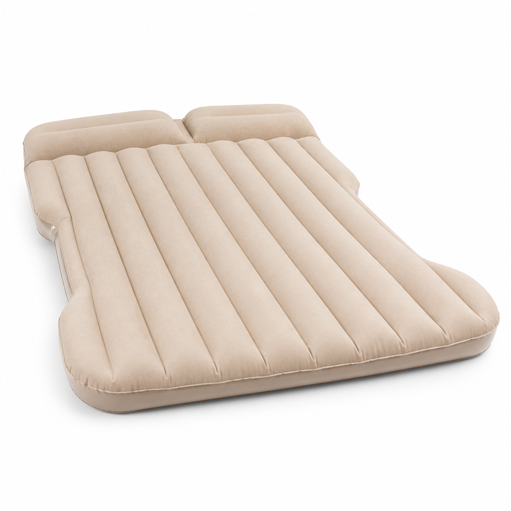 Extended Air Bench Inflatable Car Mattress (2 Integrated Air Cushions)