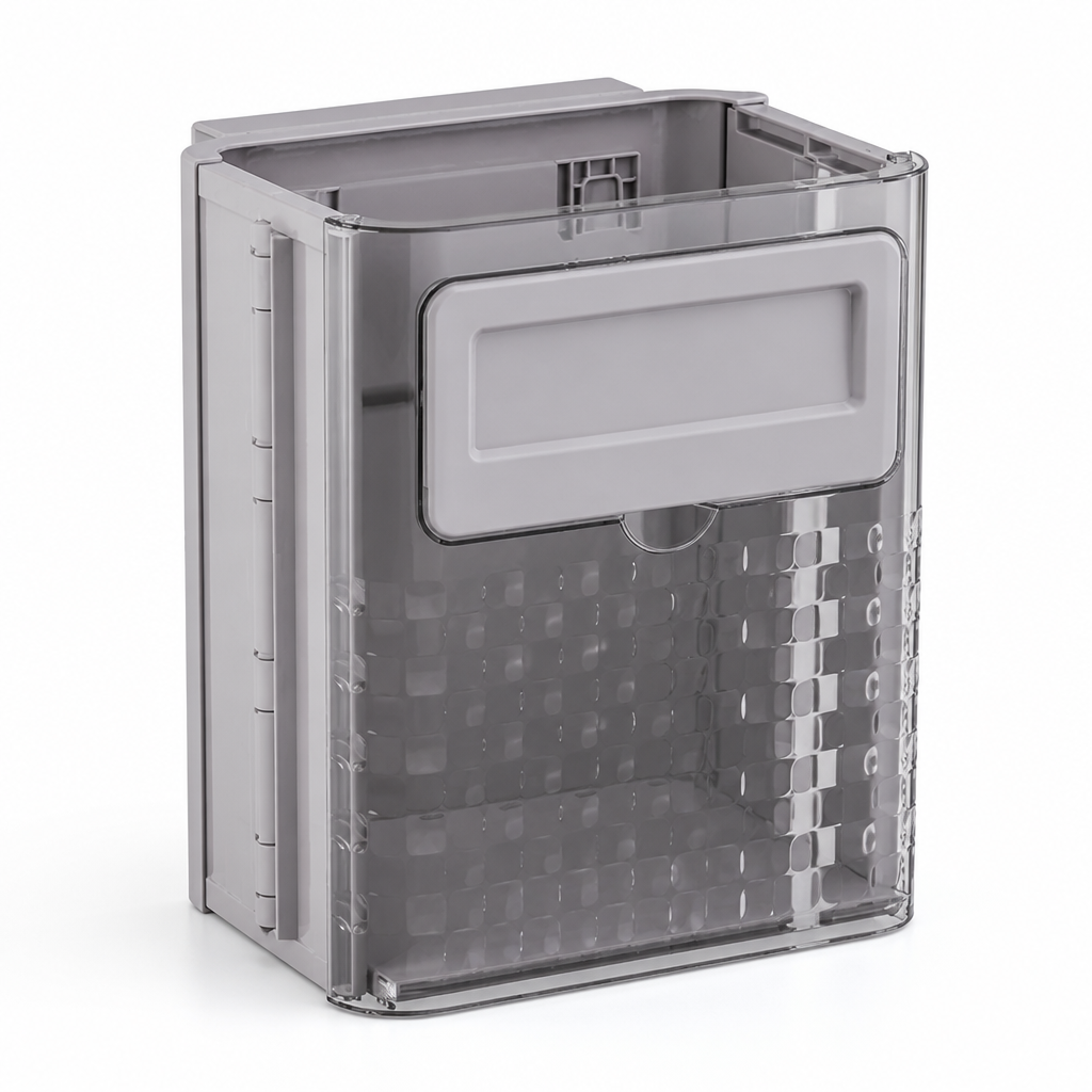 Hanging Trash Can Foldable Space-Saving Tool-Free Installation
