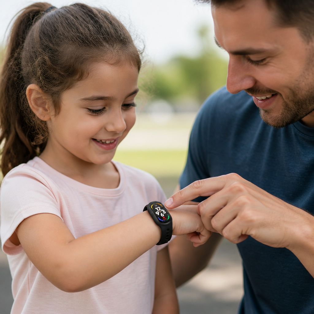 Kids Smartwatch GPS & Heart Rate Silicone Band