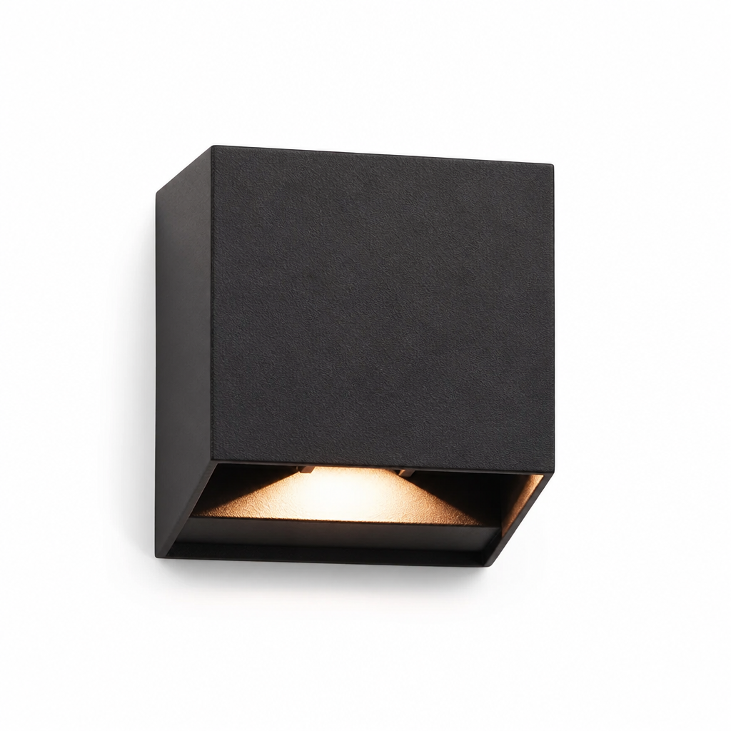 LED Wall Light Cube Rechargeable Dimmable Set of 2