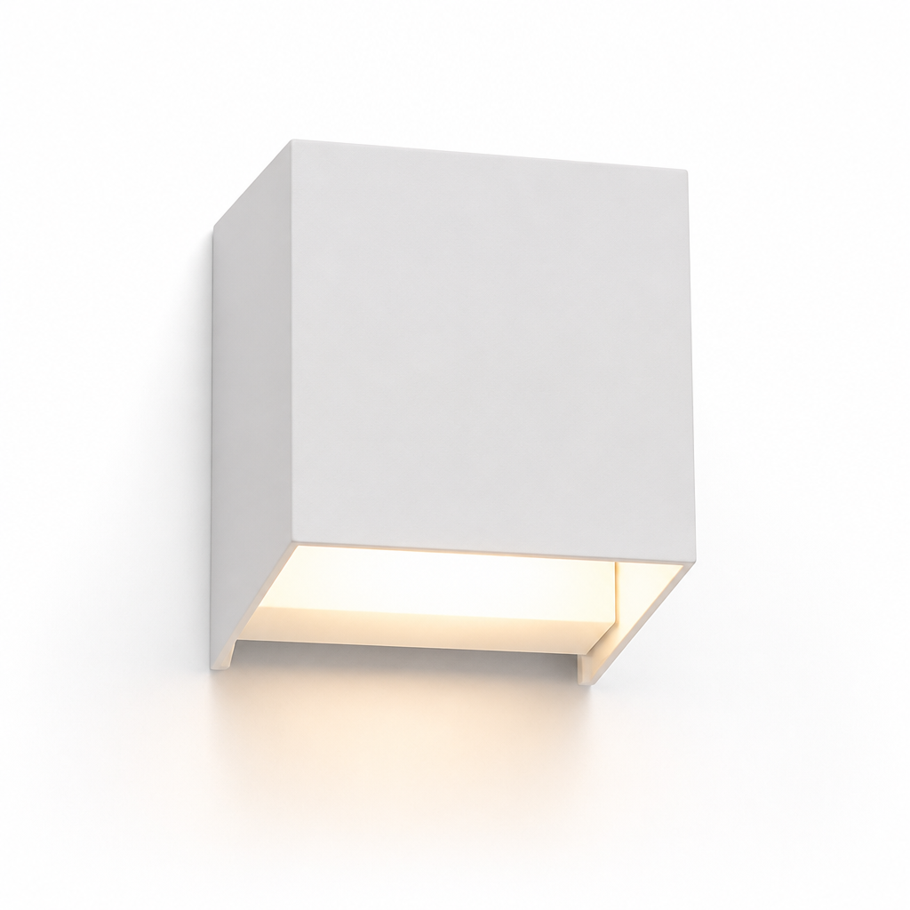 LED Wall Light Cube Rechargeable Dimmable Set of 2